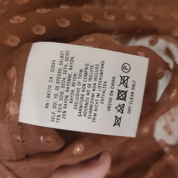 Meadow Rue from Anthro Silk Grasslands Polka Dot Top - Picture 7 of 11